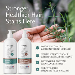 EDENIKA Botanicals rosemary conditioner bottle promotes smoother fuller-looking hair