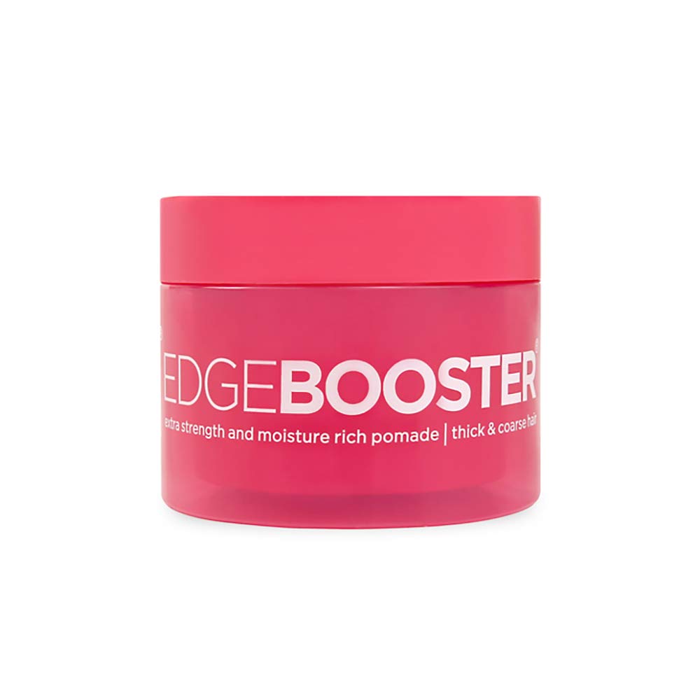 Edge Booster Style Factor pomade jar closeup showing moisture-rich formula and maximum hold