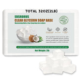 EDSRDRUS 2lb soap base cubes for precise, customizable melt-and-pour batches.