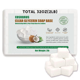EDSRDRUS soap base cubes show precise 2 lb portioning for crafts
