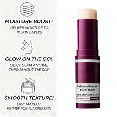 EELHOE calcium multi balm under-eye area targets firming and gentle brightening.