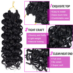 EERYA GoGo Curl kit includes crochet needle and rings for easy setup.