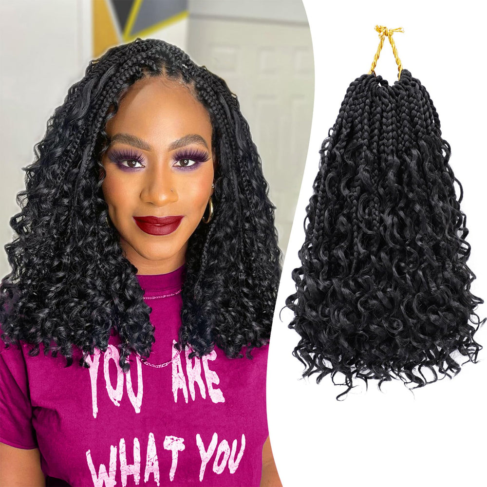 EERYA Goddess Box Braids 10-inch look ready to wear with natural volume.