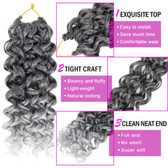 EERYA GOGO CURL 10in crochet needle and rings included for easy installation.