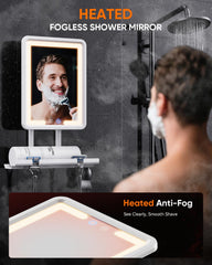 eeuuty heated mirror stepless dimming for perfect brightness