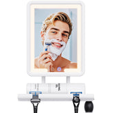 eeuuty heated shower mirror anti-fog for fog-free shaving