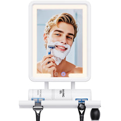eeuuty heated shower mirror anti-fog for fog-free shaving