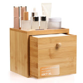 Eggs Sound disposable face towel with bamboo drawer storage box keeps towels organized and clean.