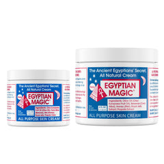 Egyptian Magic 4oz jar closeup highlights pure ingredients for nourishing skin