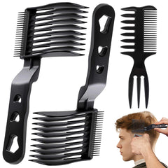 EHBELIF Blend Friend Fade Comb Set front view shows ergonomic grip for comfortable at-home fades.