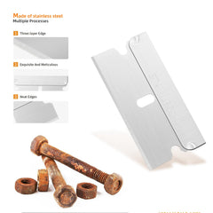 EHDIS blades fit standard scrapers and box cutters for versatile use