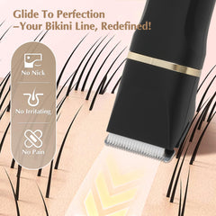 EiLVEEY IPX7 waterproof trimmer for use in the shower or bath.