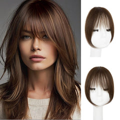 einaey clip-in bangs real human hair texture closeup for authentic look and natural finish