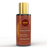 EKMIVEDA Keshya Vardhan oil bottle for scalp nourishment and routine use