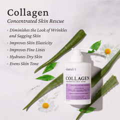 Elastalift collagen-cream texture swatch reveals rich, hydrating consistency for skin.