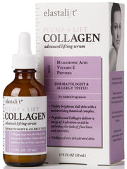 Elastalift collagen serum bottle pour shows easy, quick absorption in daily skincare