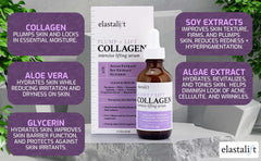 Elastalift collagen serum texture apply highlights non-greasy feel during routine use