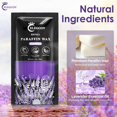 ELEGCOV deep moisturising hands and feet wax helps nourish dry skin.