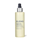 Elemis Nourishing Omega-Rich Cleansing Oil bottle on shelf shows gentle cleansing ritual