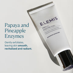 Applying ELEMIS Papaya Enzyme Peel on the face for even, non abrasive exfoliation