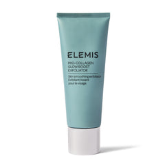 ELEMIS Pro-Collagen Glow Boost Exfoliator tube close-up for radiant skin
