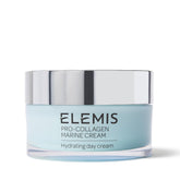 ELEMIS Pro-Collagen Marine Cream 50ml jar closeup shows luxurious hydration for radiant skin.