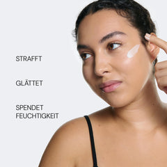 ELEMIS Pro-Collagen Marine Cream texture close up reveals smoothing finish.
