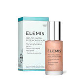 ELEMIS Pro-Collagen Rose Micro Serum bottle for lasting hydration and subtle plumpness