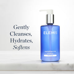 ELEMIS Revitalize-Me Shampoo neroli aroma close-up highlights spa-like scent for refreshing hair