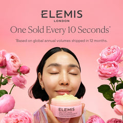 Elemis Pro-Collagen Rose Cleansing Balm ingredient view rose elderberry oils nourishing cleanse