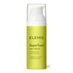 ELEMIS Superfood Day Cream texture closeup shows lightweight hydration for daily use.