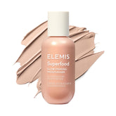 ELEMIS Superfood Glow Priming Moisturizer packaging shows portable hydration on the go