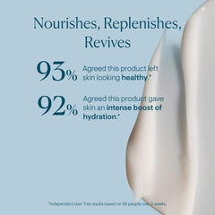 ELEMIS Superfood Midnight Facial texture swirl shows prebiotic gel-cream hydration overnight.