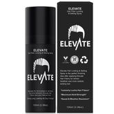 Elevate Hair Fiber Locking Spray bottle closeup showing strong all-day hold