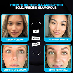 Elevate The Beauty Brow Lamination Kit eyebrow brushes arranged for precise lamination application