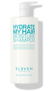 ELEVEN AUSTRALIA Hydrate My Hair Shampoo bottle front shows color-safe hydration.