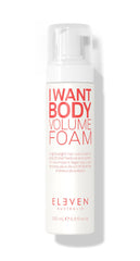 ELEVEN AUSTRALIA I Want Body Volume Foam bottle—lightweight pre-styler for voluminous hair