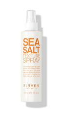 ELEVEN AUSTRALIA Sea Salt Texture Spray bottle showing beachy volume and texture
