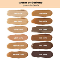 e.l.f. Camo CC Cream swatch in medium-to-full shade shows color correction and blendability.