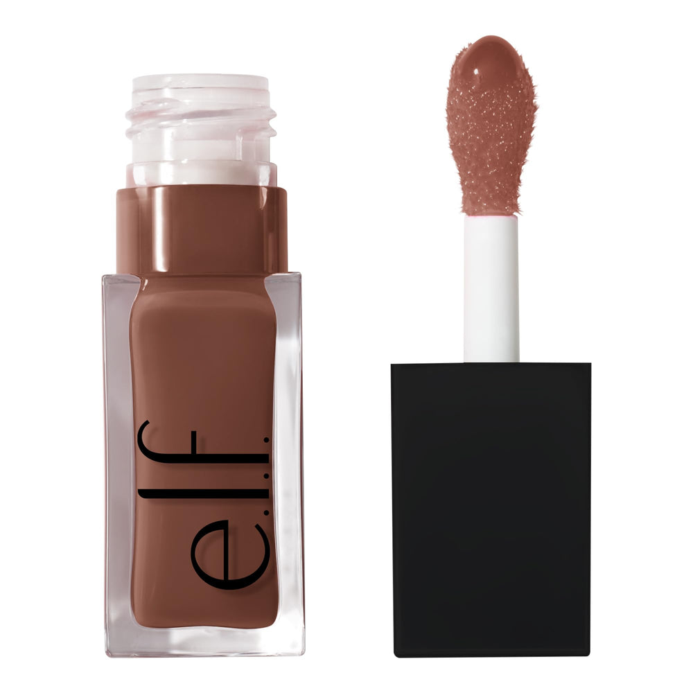 e.l.f. Glow Reviver Lip Oil tube provides hydrated, high-gloss shine for lips.