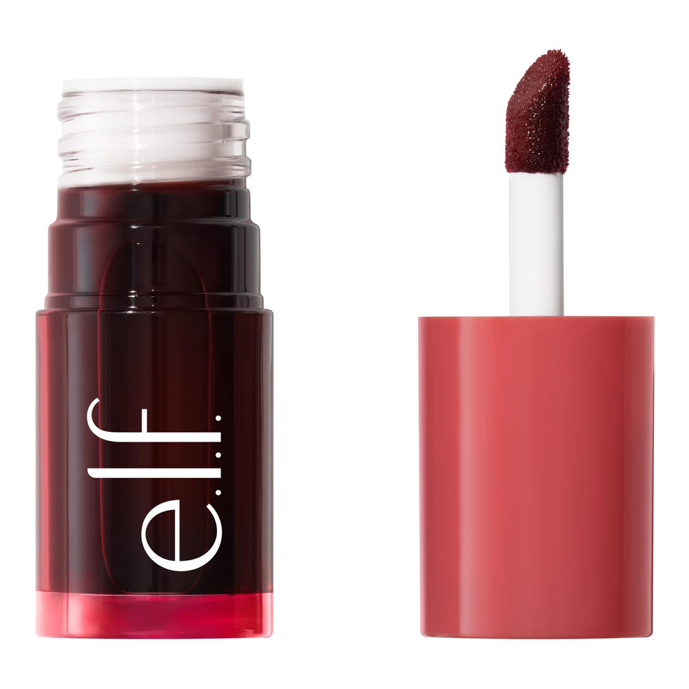 e.l.f. Sheer For It Blush Tint bottle reveals hydrating, buildable color for lips and cheeks