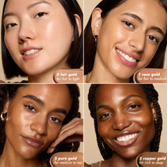Swirl e.l.f. BRONZING Drops into moisturizer to customize glow