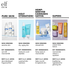 e.l.f. SKIN Holy Hydration night cream texture close-up, creamy nourishment for dry skin.