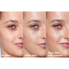 e.l.f. Suntouchable Whoa Glow SPF 30 hydration-texture shows lightweight, non-greasy finish.