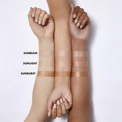 e.l.f. Suntouchable Whoa Glow SPF 30 skincare-routine-step illustrates priming and sun protection.