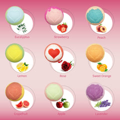 Elfinbay bath bomb color burst creates vivid bubbles for a magical tub experience.