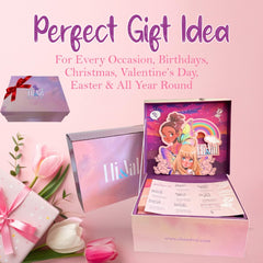 ELI&VAL Christmas Tween Gift Box packaging closeup highlighting gift-ready presentation