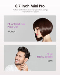 Elilier Mini Flat Iron compact size fits small bags and purses.