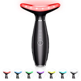 ELISHINE 7 Color Neck Face Massager front view for at-home skincare routine enhancement.