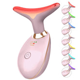 ELISHINE 7Color Massager pink front view for daily skincare